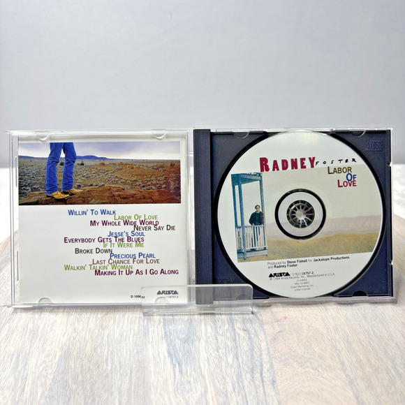 Radney Foster – Labor of Love (CD, 1995, Arista Nashville) Country - Picture 3 of 5